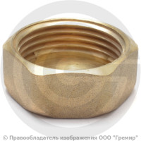 Заглушка латунная ВР (ВН) Ду-50 (2") VALFEX Заглушка латунная ВР (ВН) Ду-50 (2") VALFEX