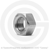 Гайка нержавеющая A2 М27 DIN 934