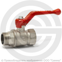 Кран латунный Ду-32 (1 1/4") Ру-40 ВР-НР (ВН-НАР) никель рычаг VALFEX 11Б27фт1М Кран латунный Ду-32 (1 1/4") Ру-40 ВР-НР (ВН-НАР) никель рычаг VALFEX 11Б27фт1М