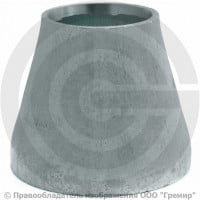 Переход 219х6-89х3,5 (Ду 200-80) оцинкованный концентрический ГОСТ 17378
