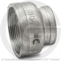 Муфта нержавеющая AISI 304 переходная Ду 50-32 (2"-1 1/4")