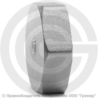 Заглушка латунная ВР (ВН) Ду-50 (2") никель SantechSystems