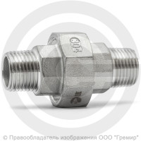 Американка нержавеющая AISI 316 НР (НАР) Ду-10 (3/8") Американка нержавеющая AISI 316 НР (НАР) Ду-10 (3/8")