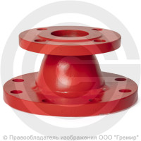 Переход фланцевый ПФ (ХФ) стальной Ду 65-50 Ру-16 КЗСД