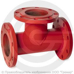 Тройник фланцевый ТФ стальной Ду 300-125 Ру-10 КЗСД