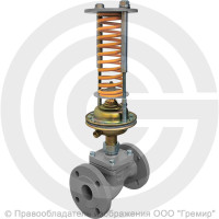 Регулятор давления прямого действия НЗ "до себя" чугунный фланцевый Ду-15 Ру-16 Kvy=4м3/ч 0,3-1,2 МПа Энерготехномаш УРРД-НЗ-РД