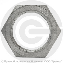 Контргайка нержавеющая AISI 304 6-ти гранная ВР-ВP Ду-20 (3/4")