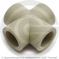 Крестовина PP-R серая Дн 20 Wavin Ekoplastik