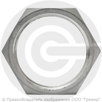 Контргайка нержавеющая AISI 304 6-ти гранная ВР-ВP Ду-65 (2 1/2")