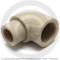 Угольник PP-R серый внутренняя-наружная пайка Дн 20 45гр Wavin Ekoplastik