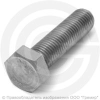 Болт нержавеющий A2 М16х55 DIN 933